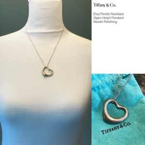 Tiffany & Co. Elsa Peretti Open Heart Necklace
